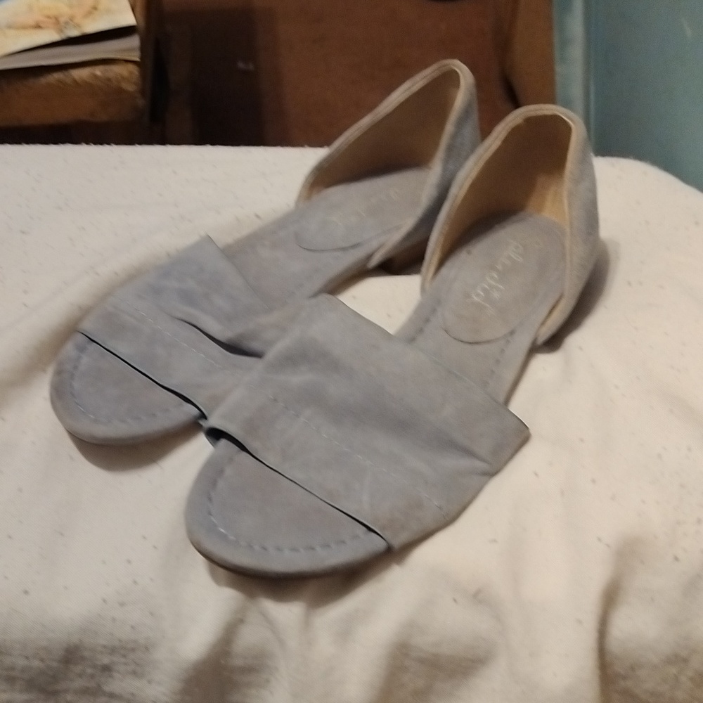 Splendid Blue suede shoes. Sz 8